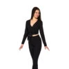 Jerry's 402 Black Wrap Top -STER Dance Shop 402 Wrap Top 82559.1680629792