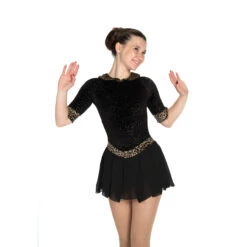 Jerry's 523 Meet The Pleat Dress-Golden Tan 10 Jerry's 523 Meet The Pleat Dress-Golden Tan -STER Dance Shop 523 Golden Tan Front 69688.1583944890