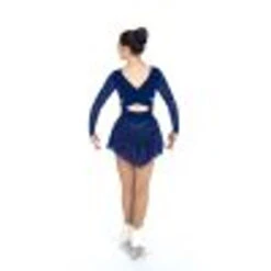 Jerrys 654 -It's A Wrap Dress - Black -STER Dance Shop 654 Deep Blue Back 100x100 04774.1651533170