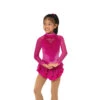 Jerrys 672 Starshine Dress: Deep Fuchsia -STER Dance Shop 672 Fuchsia Front 57815.1651787608